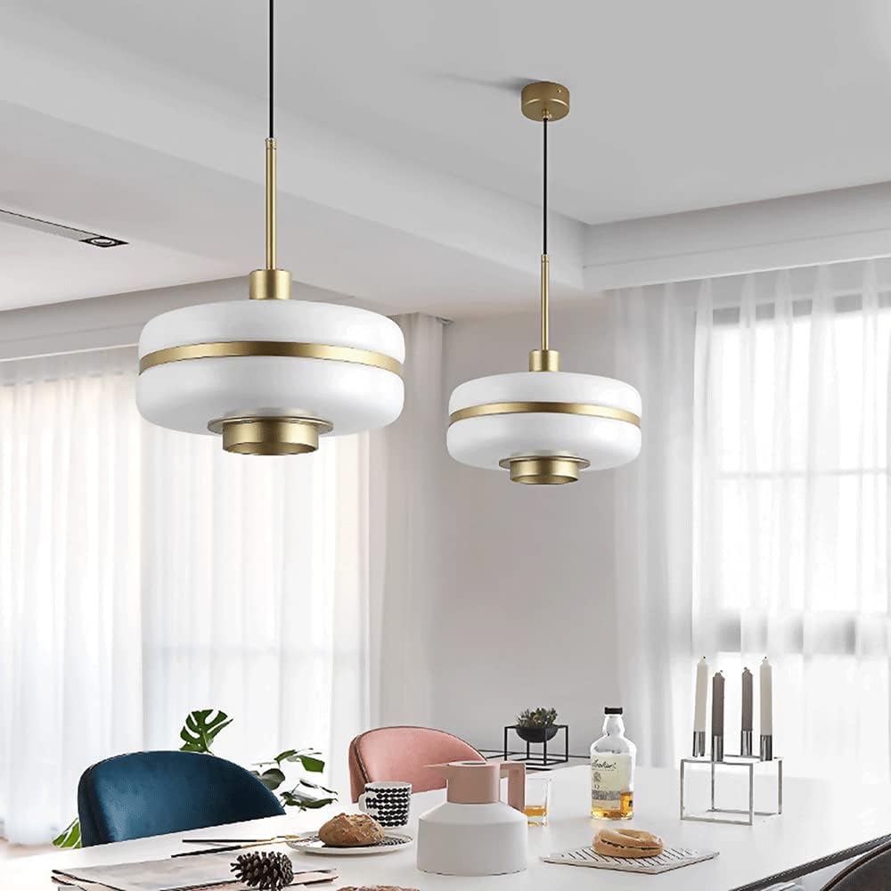 Nordic Glass And Metal Pendant Lamp By Nyra With Warm LED Glow | Snurv