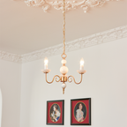 Novae Sleek Iron and Glass Pendant Light for Modern Bedrooms | Snurv