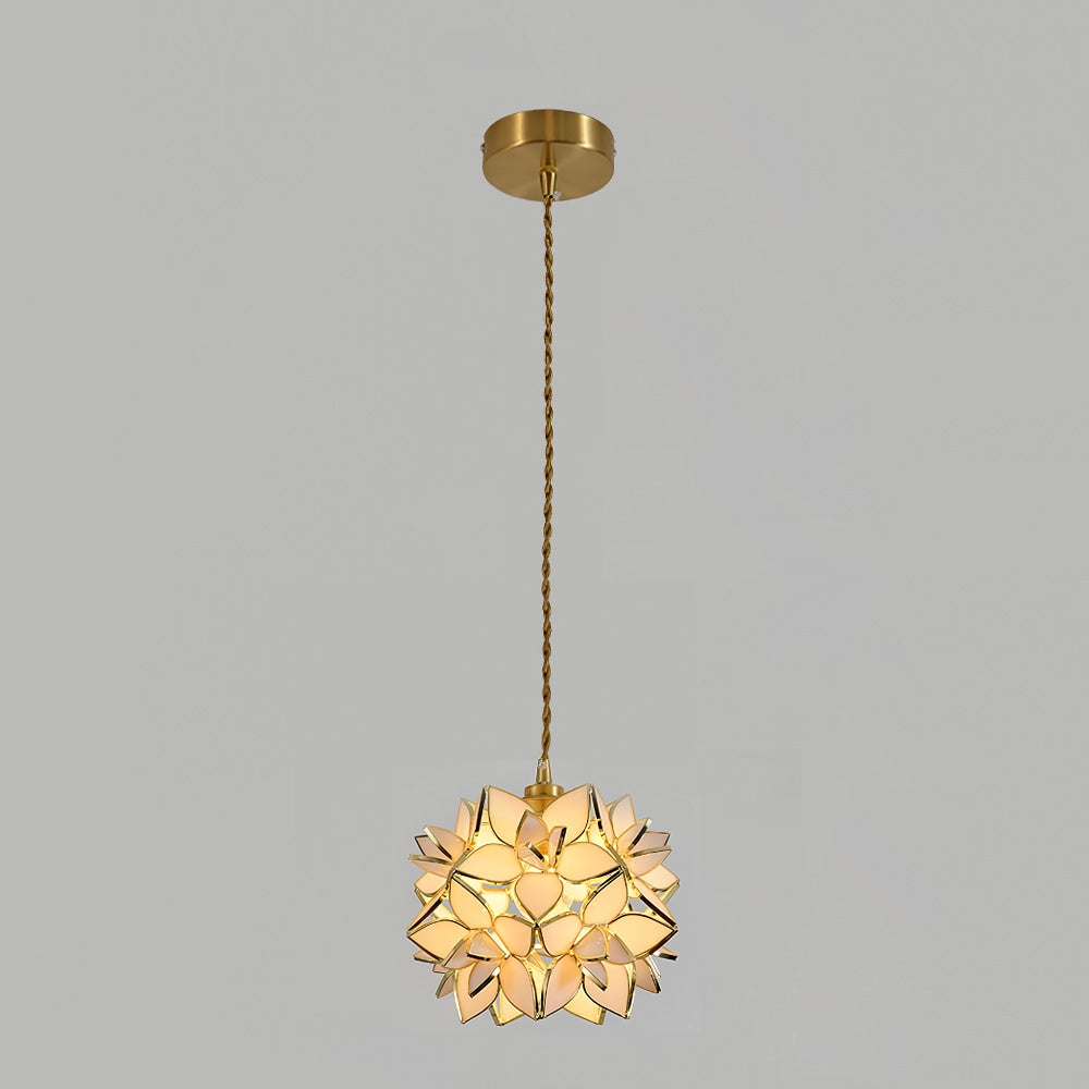 Calyra Capiz Pendant Light Handcrafted Natural Hanging Shell Lamp | Snurv