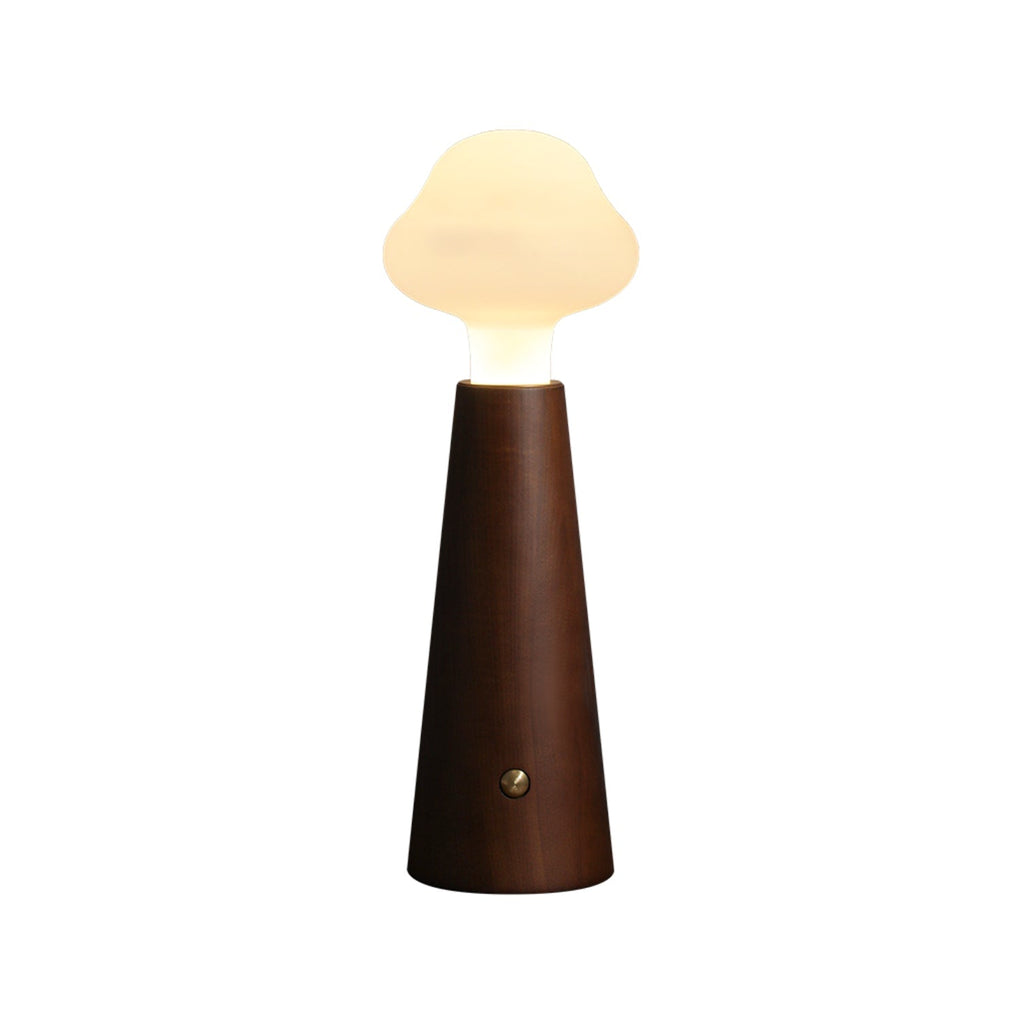 Lyrae Lumina Table Lamp in Metal Wood and Acrylic Finish | Snurv