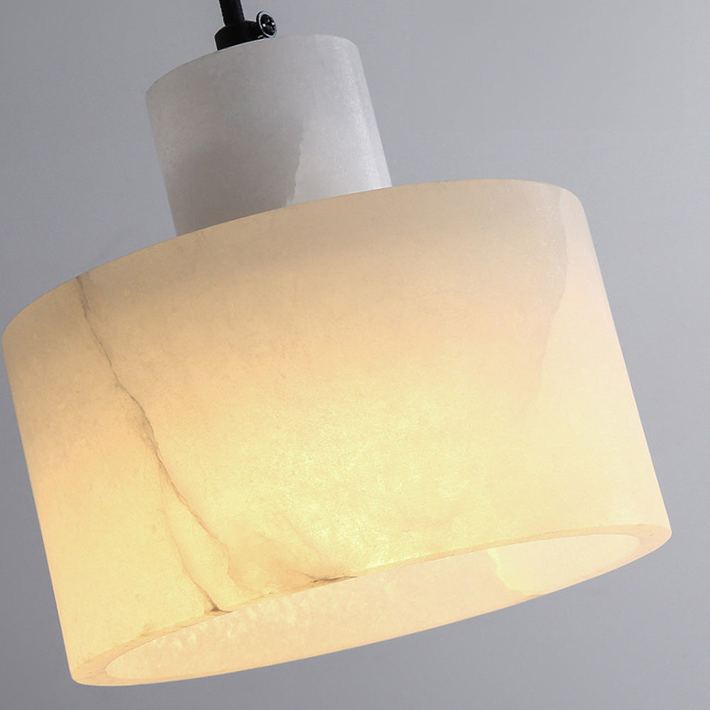 Nordin White Marble Pendant Light for Scandinavian Interiors | Snurv