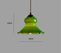 Aurelle Doll-Shaped Opaline Glass LED Hanging Lamp in French Vintage Style, Bulb Included | Knesse