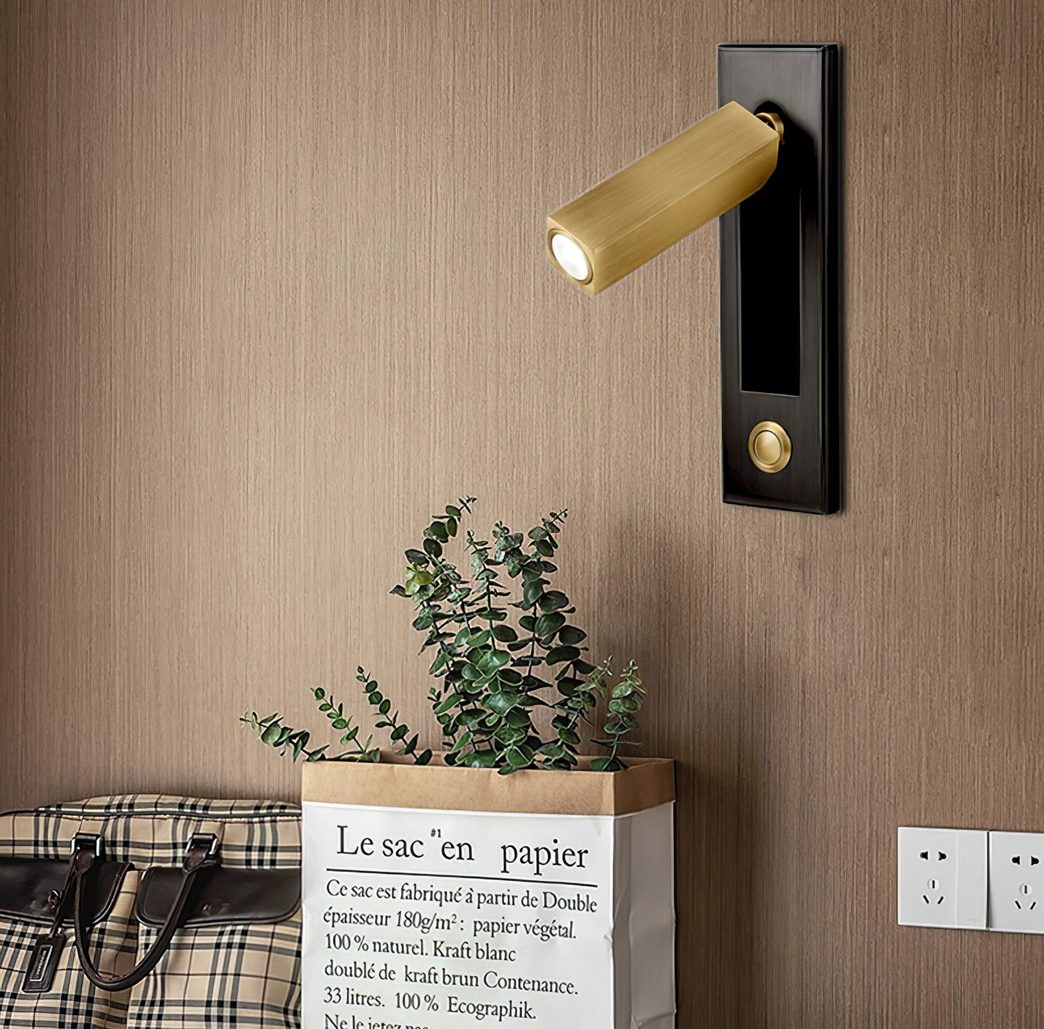 Astrae Flush Mount Bedside Wall Light For Reading And Warmth | Snurv