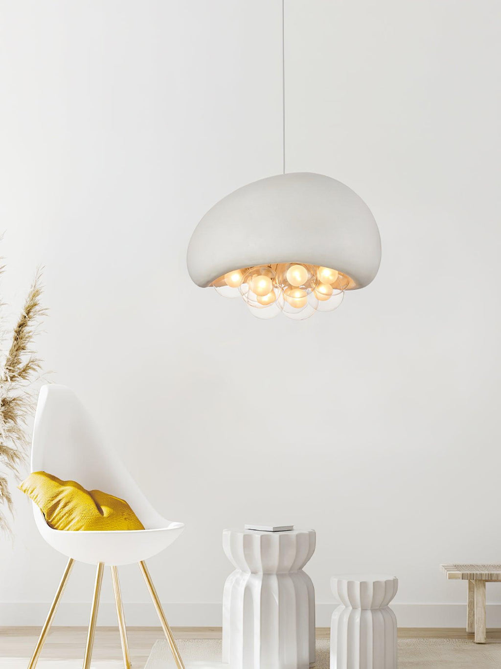 Elara Bubble Pendant Light With Sphere Cluster Design | Snurv