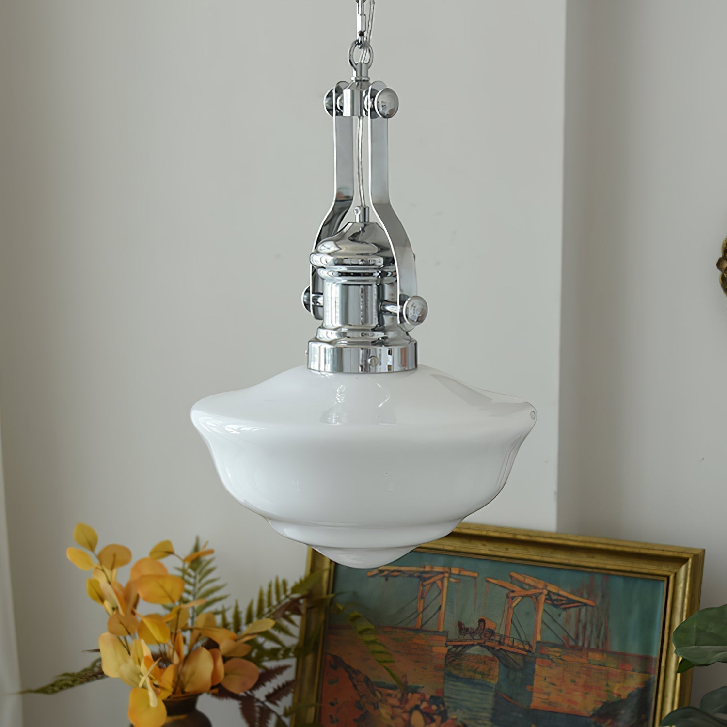 Havenwood Schoolhouse Pendant Light With Handmade Glass Shades | Snurv