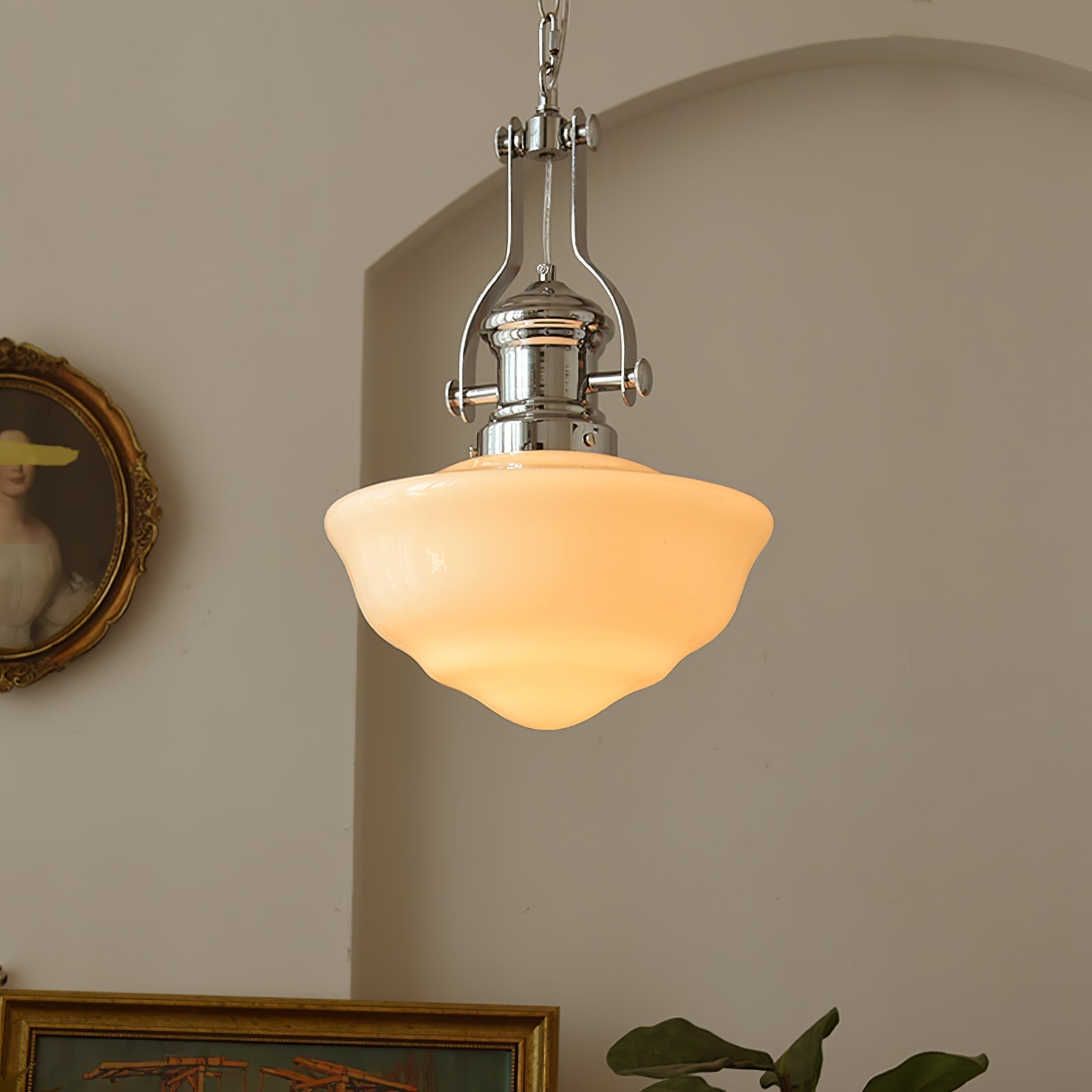 Havenwood Schoolhouse Pendant Light With Handmade Glass Shades | Snurv