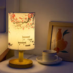 Aurelo Japandi Table Lamp With Subtle LED Illumination