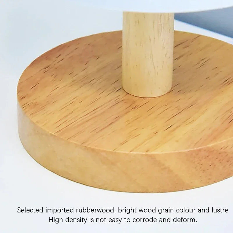 Aurelo Japandi Table Lamp With Subtle LED Illumination