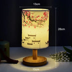 Aurelo Japandi Table Lamp With Subtle LED Illumination