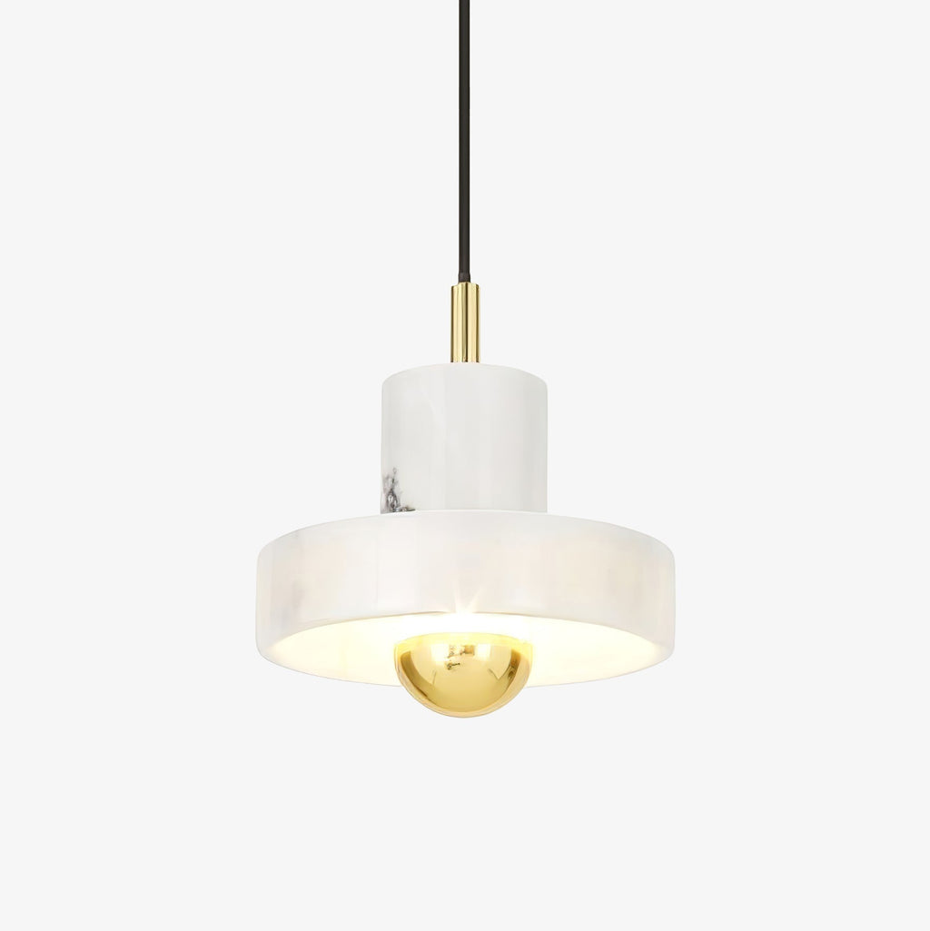 Lunara Marble Pendant Light for Modern Living Rooms and Entrances | Snurv
