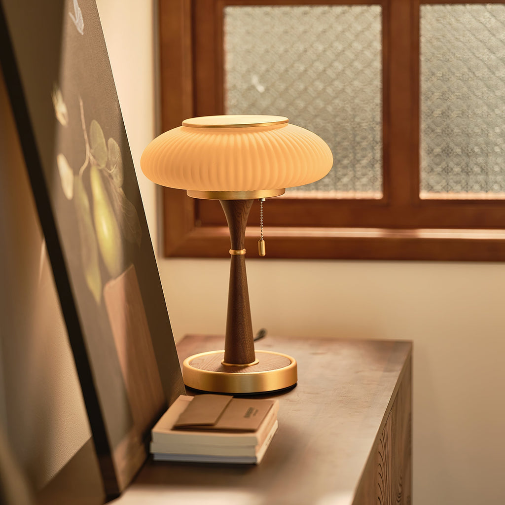 Terraline Matsutake Inspired Table Lamp Natural Glow | Snurv