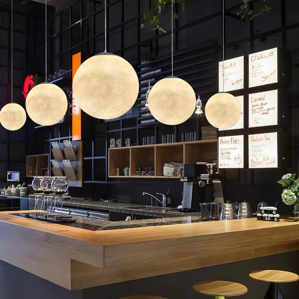 Aurelian Glow Pendant Light for Soft Moonlit Ambiance in Any Room | Snurv