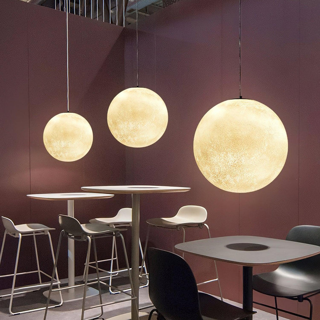 Aurelian Glow Pendant Light for Soft Moonlit Ambiance in Any Room | Snurv