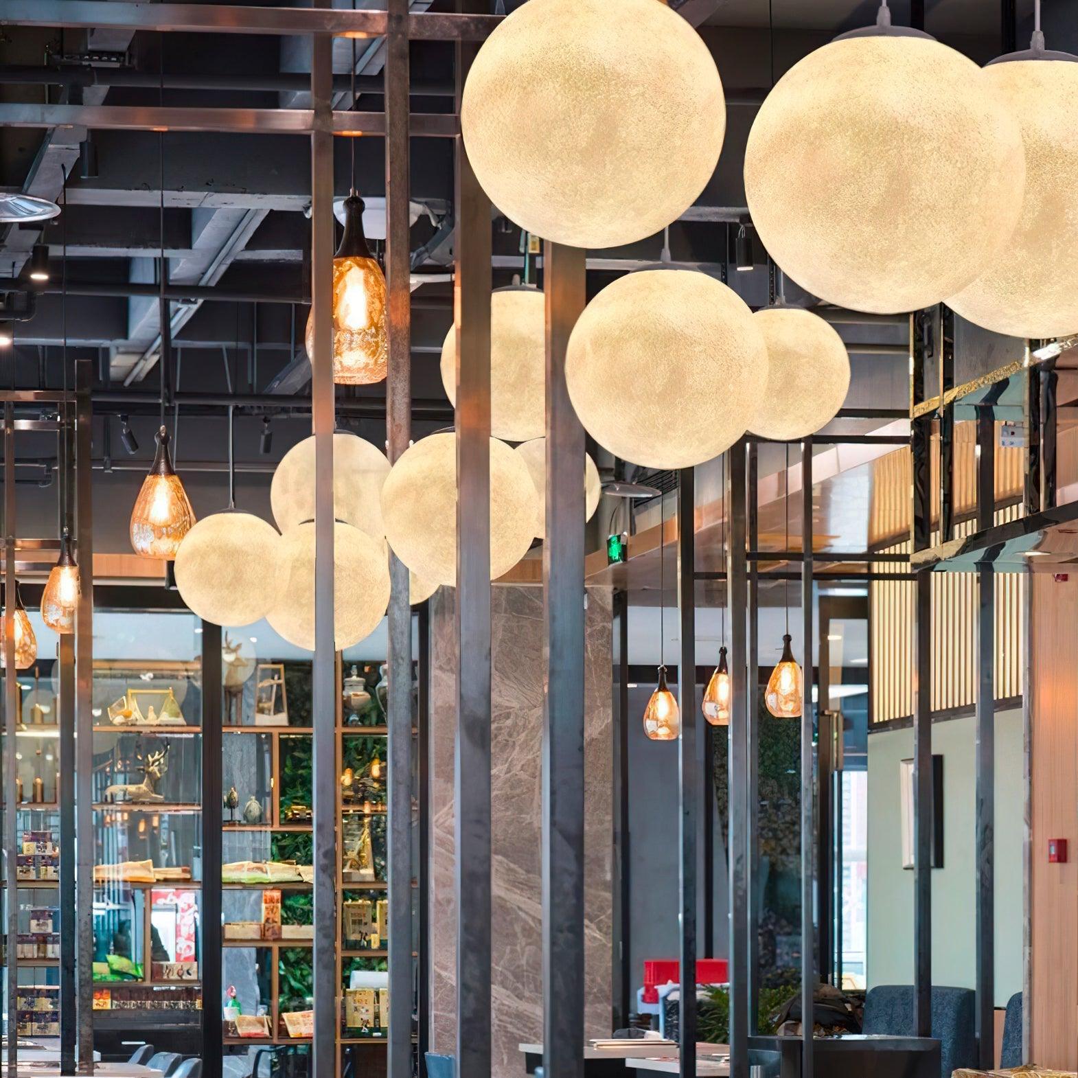 Aurelian Glow Pendant Light for Soft Moonlit Ambiance in Any Room | Snurv