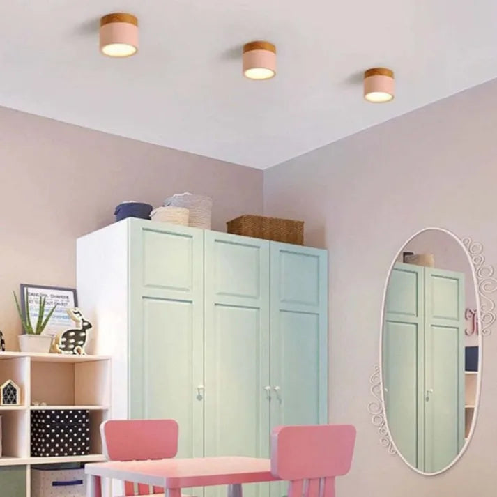 Virel Nordic LED Ceiling Light Minimalist Cylindrical Fixture | Snurv