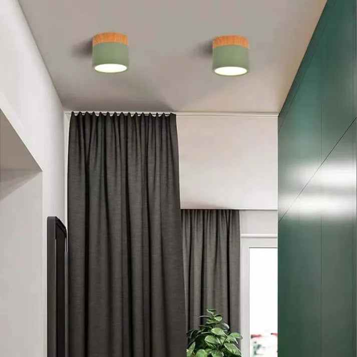 Virel Nordic LED Ceiling Light Minimalist Cylindrical Fixture | Snurv