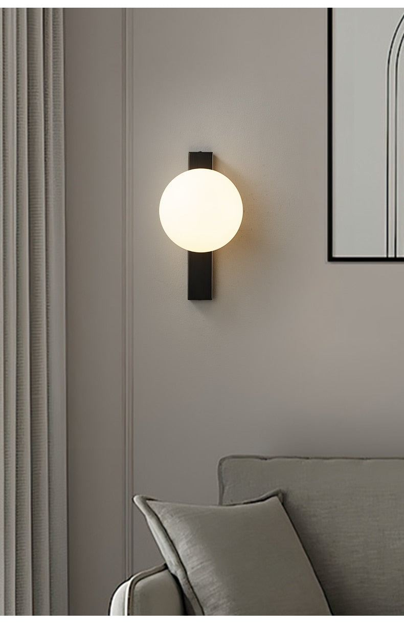 Lumora | Simple Copper Circ LED Wall Sconce | Snurv