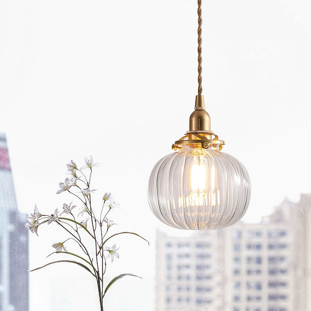 Caelum Glass Pendant Light With Retro Style For Small Spaces | Snurv