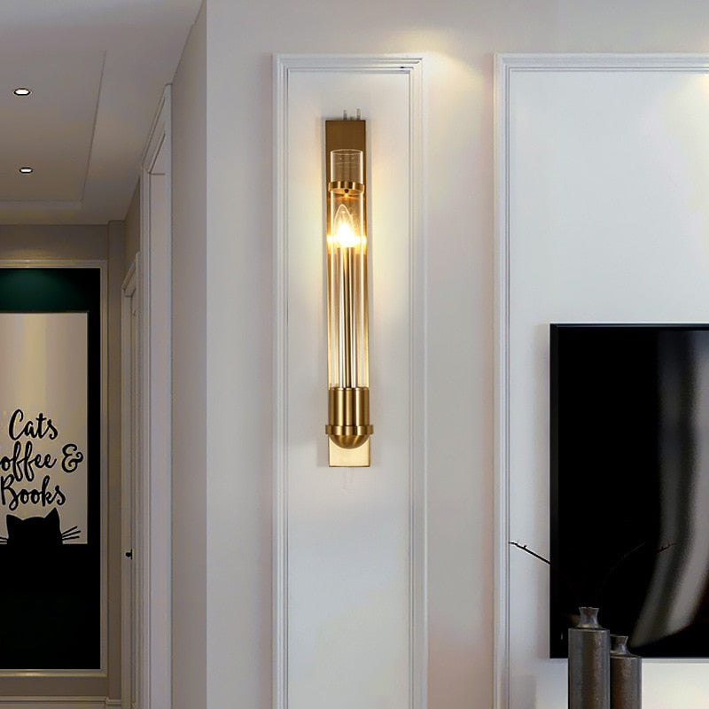 Luminor Modern LED American Style Wall Lamp In Golden Light | Snurv