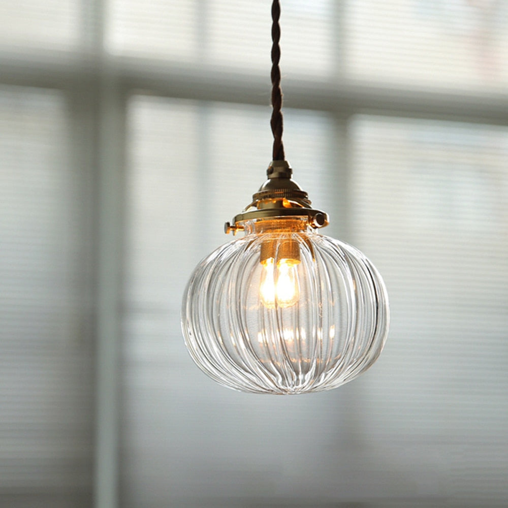 Caelum Glass Pendant Light With Retro Style For Small Spaces | Snurv