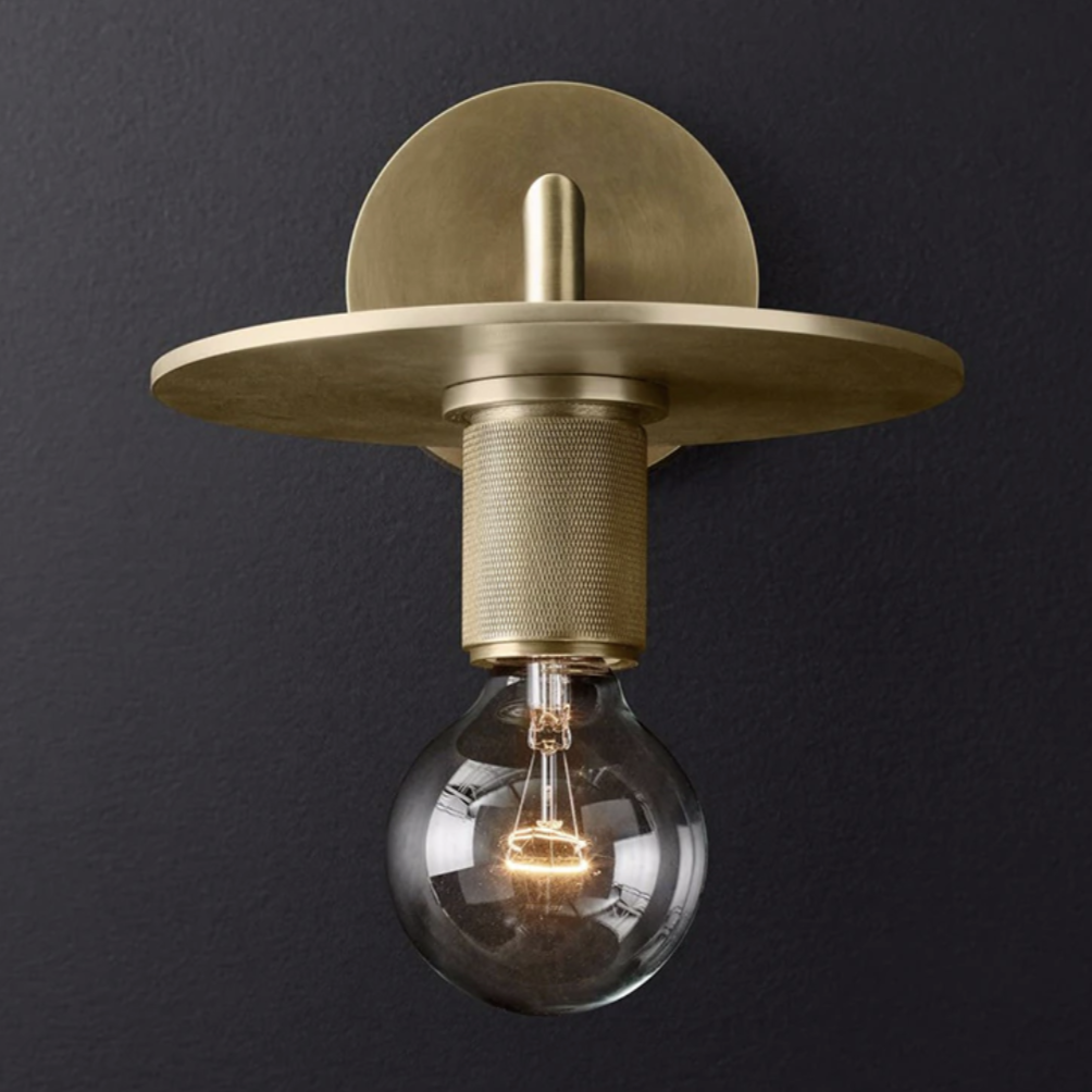 Marsten Retro Brass Wall Sconce | Knesse