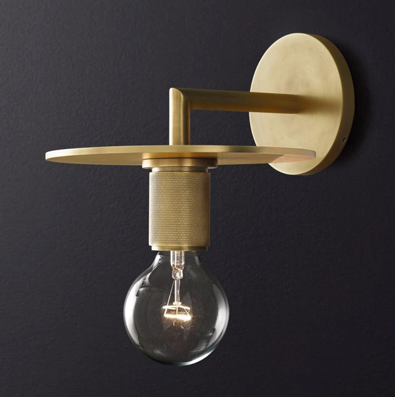 Marsten Retro Brass Wall Sconce | Knesse