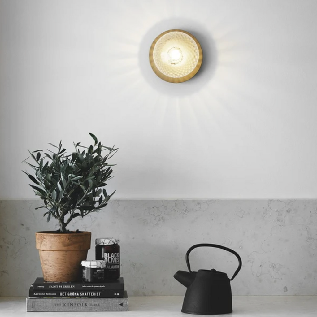 Globe Ceiling Light With Metal Plate | Knesse