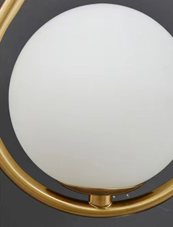 Aurel | Brass Sphere Wall Sconce | Knesse