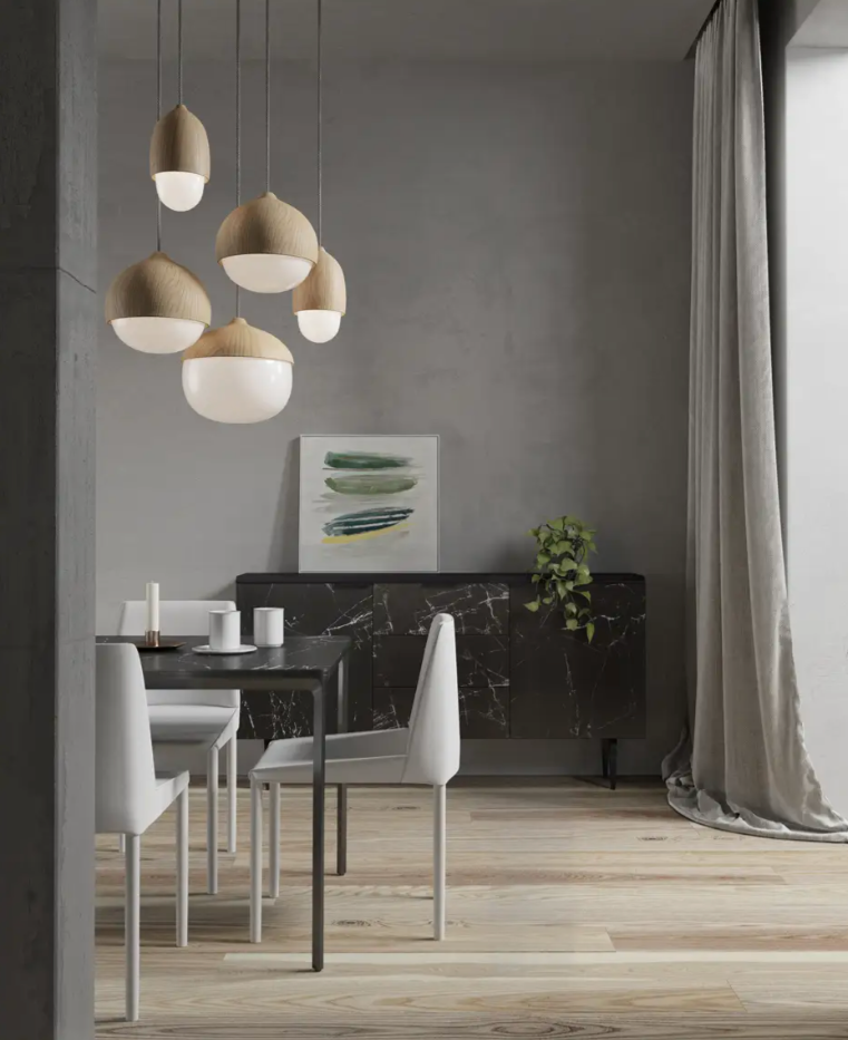 Lunara | Acorn Glass Pendant Lights | Knesse