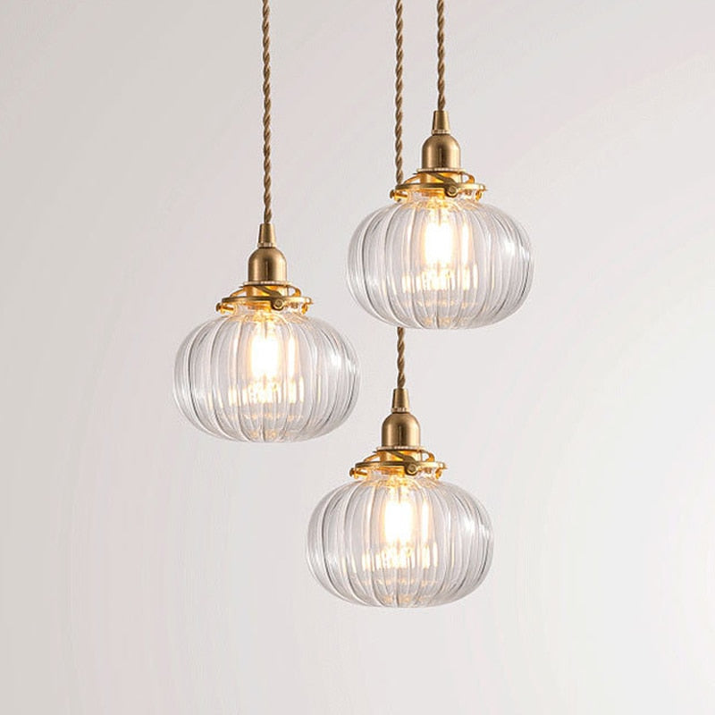 Caelum Glass Pendant Light With Retro Style For Small Spaces | Snurv