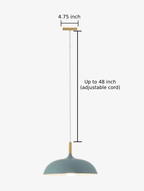 Aurelle Weiche Pastellkollektion Pendelleuchten aus Metall und Holz | Knesse