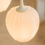 Aurelo Tulip-Inspired Matcha Chandelier In Calm Tones | Snurv