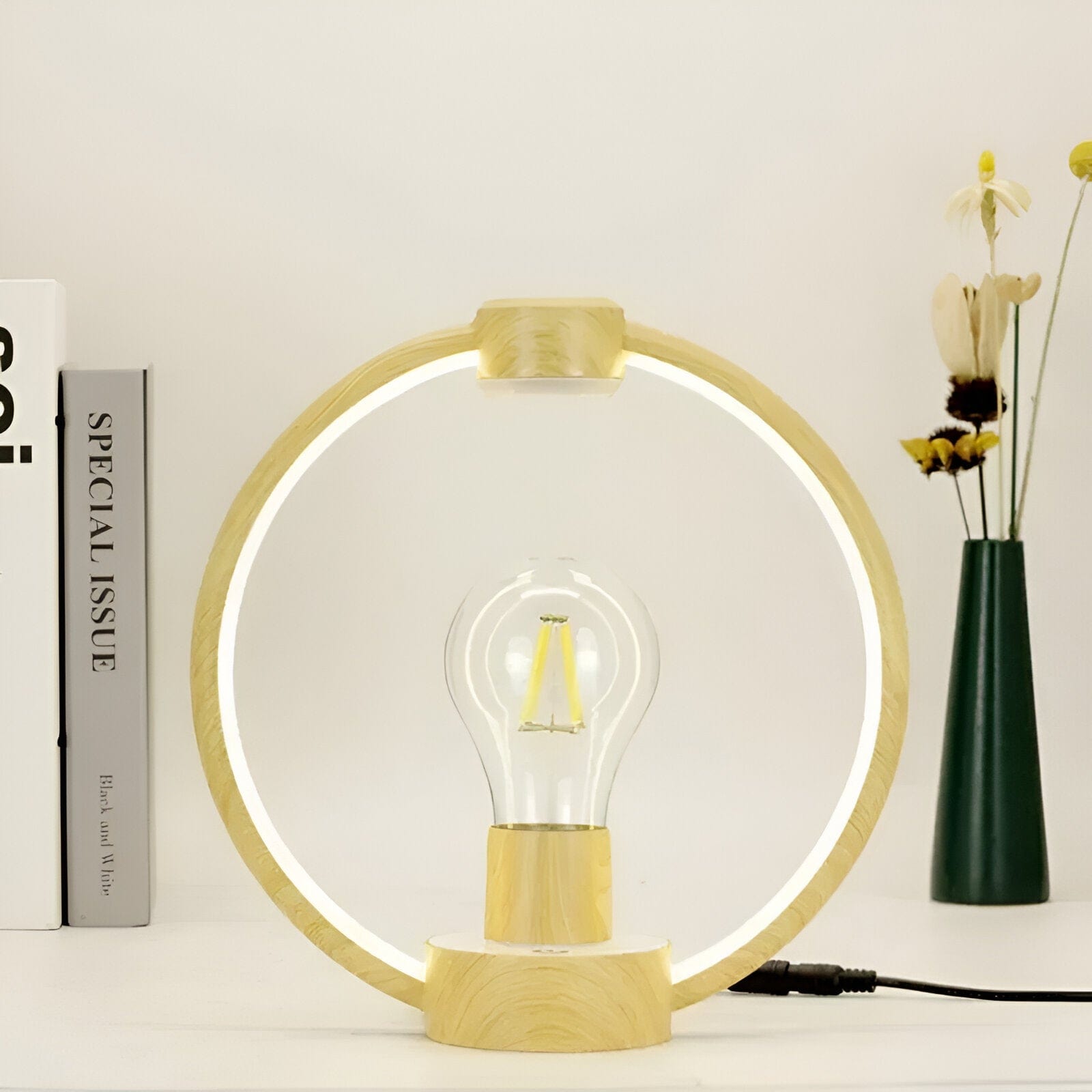 Retro Style Magnetic Floating Lamp