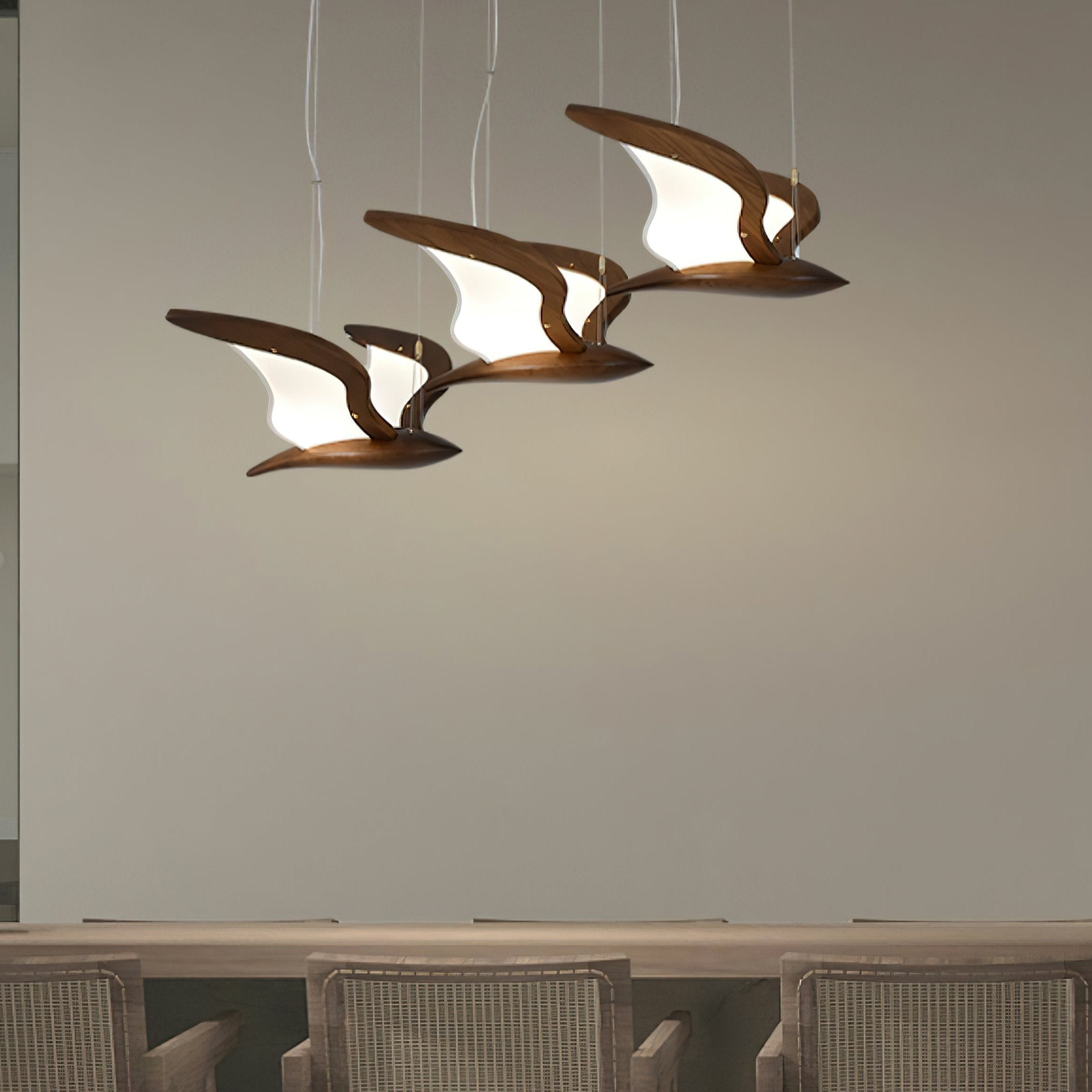 Lyrael Glass Chandelier Crafted From Metal Wood And Acrylic | Snurv
