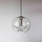 NyraWave Waveform Pendant Light in Iron and Glass Design | Snurv