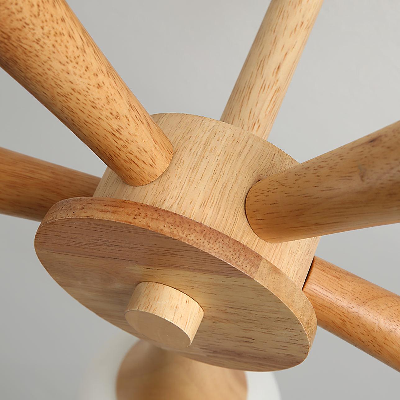 Kairo Wood Pendant Light Elegant Wooden Ceiling Fixture | Snurv