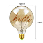 Lumenra | Large LED Edison Globe With Wooden Socket, Vintage Industrial Style | Knesse