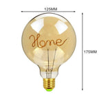 Lumenra | Large LED Edison Globe With Wooden Socket, Vintage Industrial Style | Knesse
