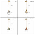 Mirella | Vintage Stained Glass LED Pendant Light, Bulb Included | Knesse