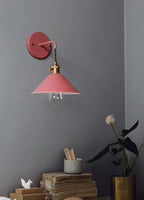 Arelio Cone Wall Light in Industrial Loft Style - Bulb Included | Knesse