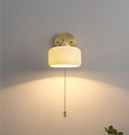 Maribel | Egg-Shaped Ribbed Ceramic Wall Light - Bulb Included | Knesse