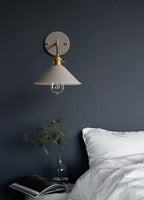 Arelio Cone Wall Light in Industrial Loft Style - Bulb Included | Knesse