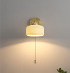 Lantern Cup-Shaped Ribbed Ceramic Wall Sconce, Bulb Included | Knesse