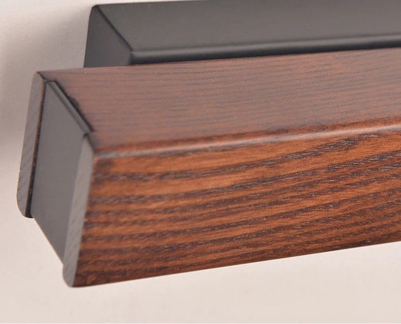 NordiGlow Ash Wood Rotating Bedside LED Wall Light | Knesse