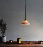 Japanese Lantern-Inspired Ribbed Ceramic LED Pendant Light - Bulb Included | Knesse