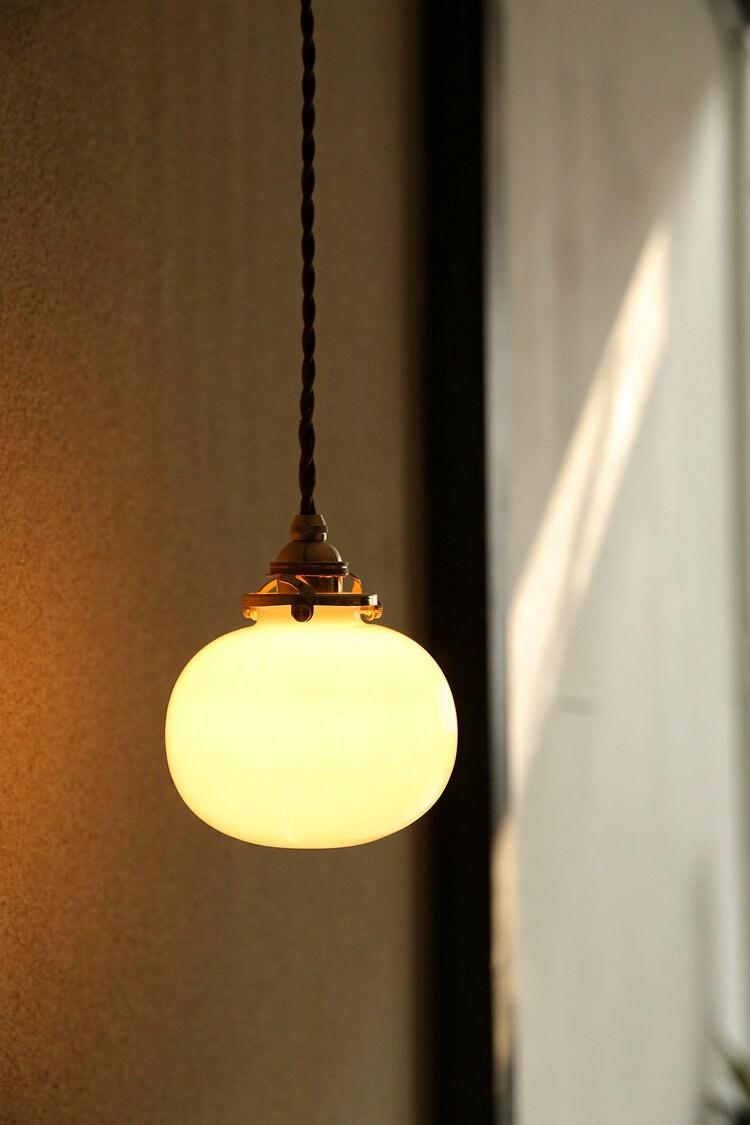 Lunora | Handcrafted Glass Globe Pendant Light in Vintage Style with LED Bulb Included | Knesse
