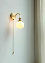 Mariselle Vintage Glass Globe Wall Light | Knesse