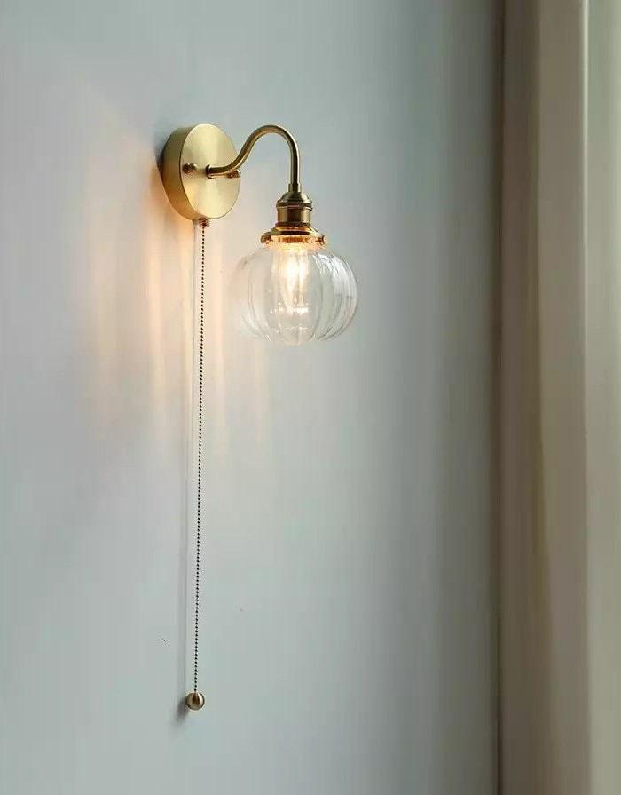 Mariselle Vintage Glass Globe Wall Light | Knesse