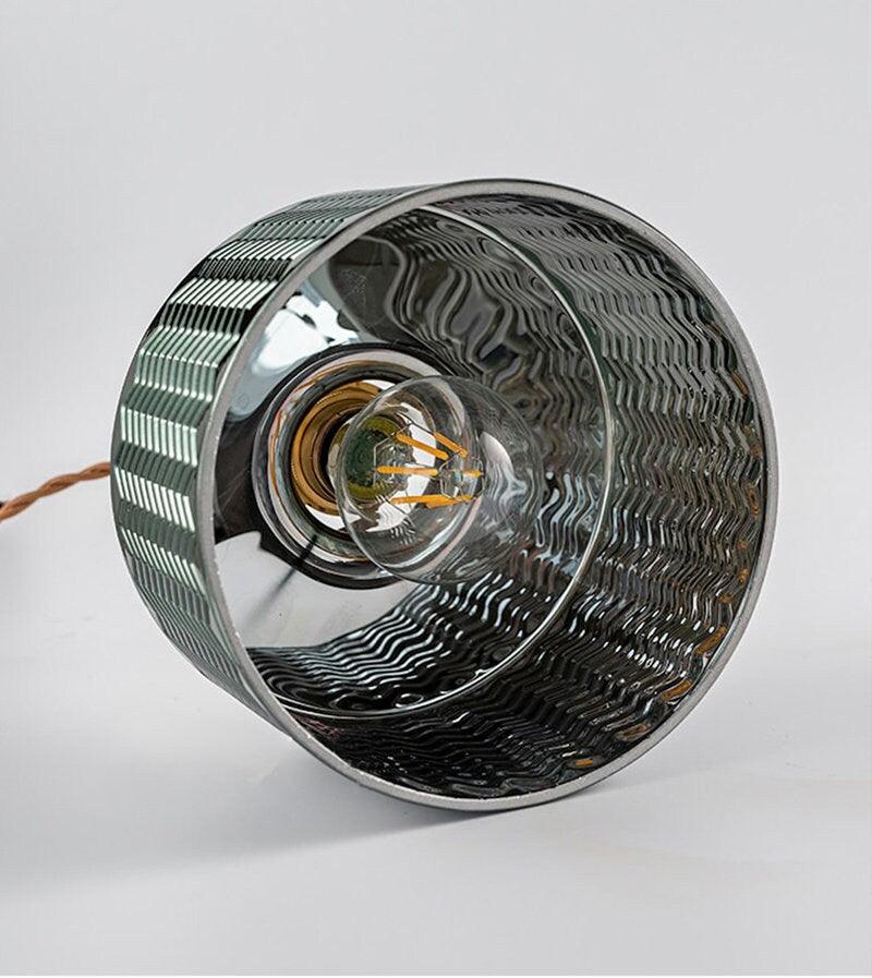 Liora | Glossy Green Glass Cylindrical Pendant Light in Art Deco Style, LED Bulb Included | Knesse