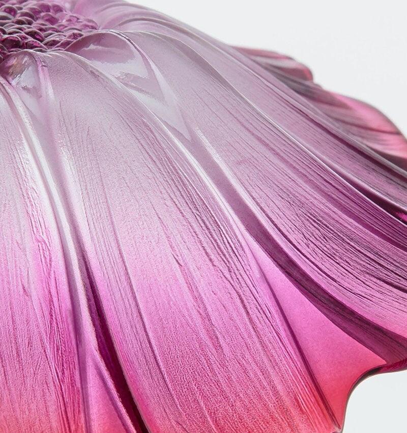 Lunara Violet Glass Sunflower Pendant Light, Retro-Style LED with Bulb Included | Knesse